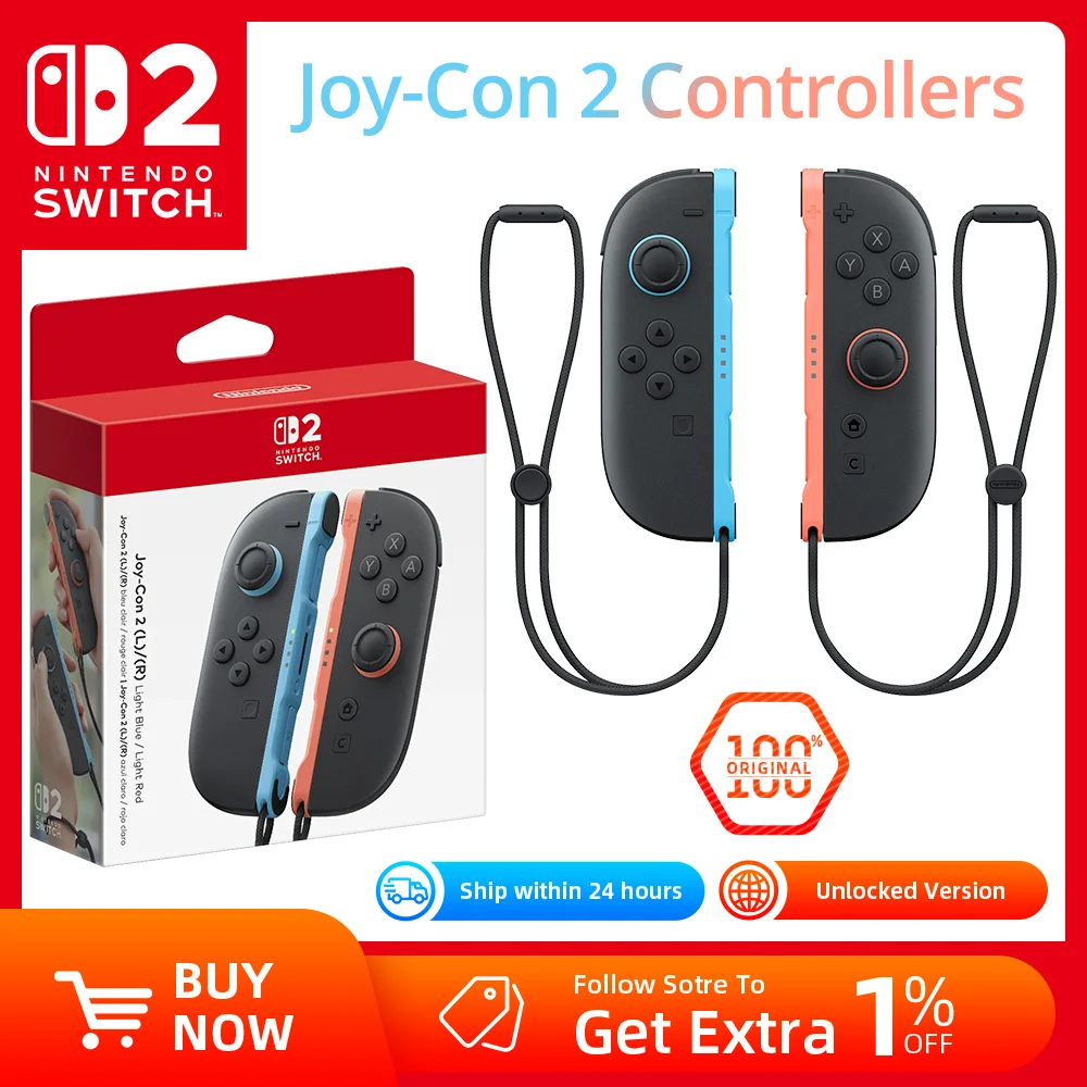 New Nintendo Switch 2 Controller Joy-Con 2 (L)/(R) Light Blue