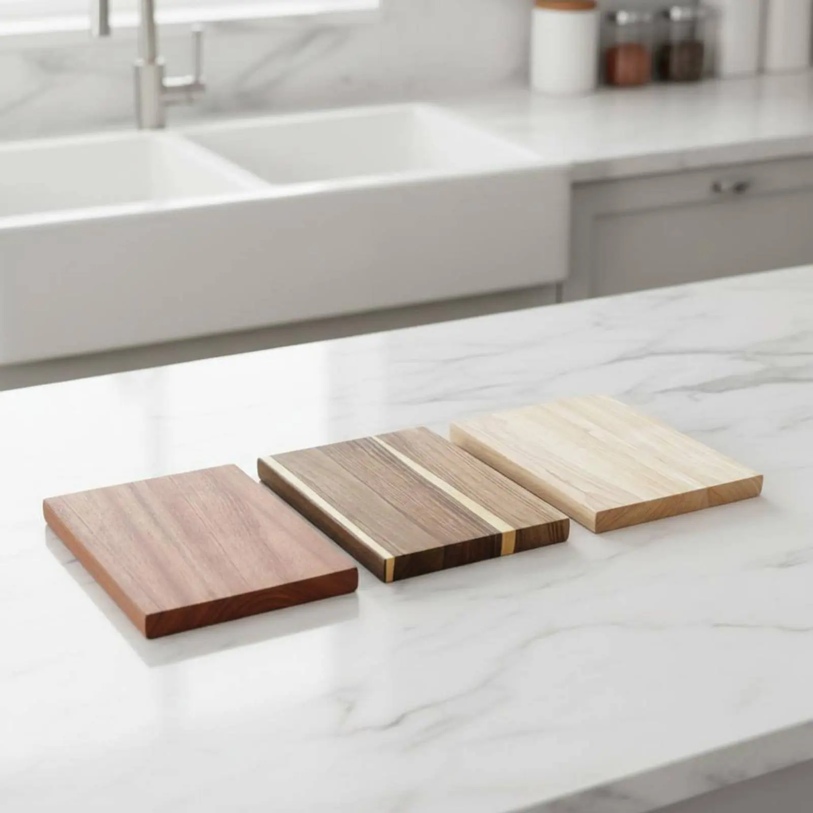 3 Pieces Book Shaped Cutting Board Set Thickened Wooden Chopping Board Set with Holder Acacia Wood Cutting Boards for Kitchen