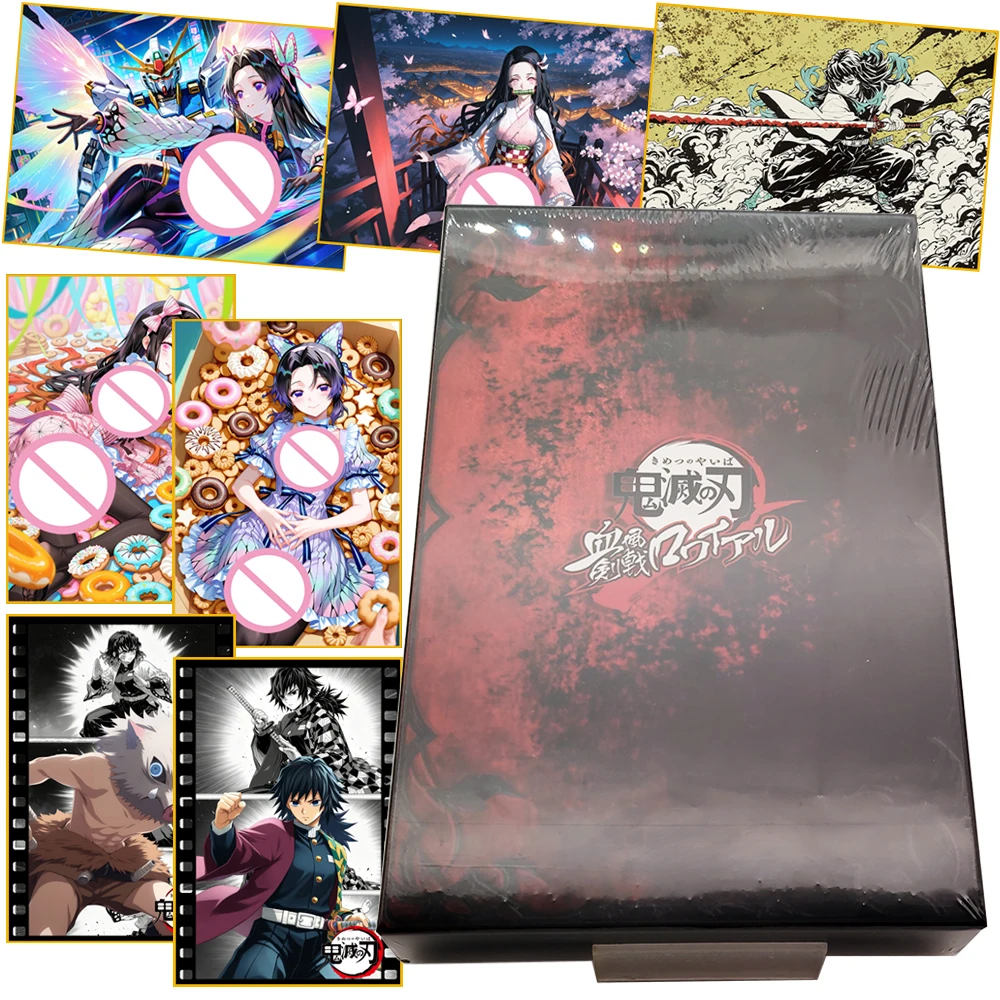 

Demon Slayer Collection Card Tomioka Giyuu Tokitou Muichirou Cute Q-Edition Series Color Paper Cards Fans' Like Anime Peripheral