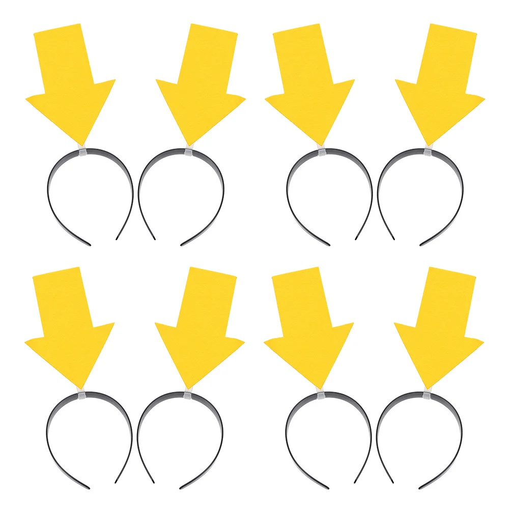 

8pcs Funny Arrowhead Headbands Lightweight Party Hair Accessories For Halloween Carnival Photo Booth Props Festival Costume