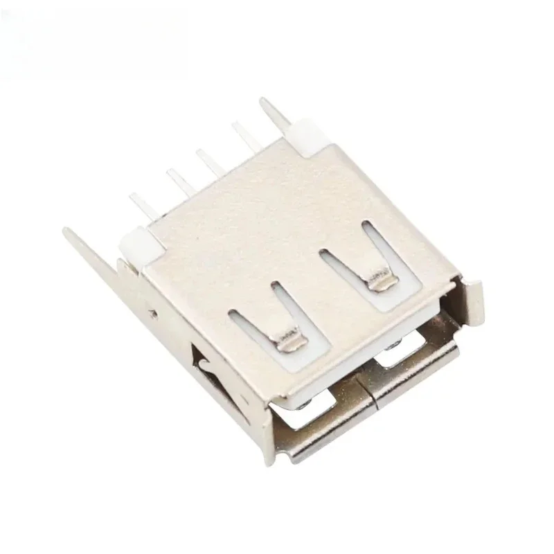 10/50Pcs USB 2.0 Type A Connector Female 13.7mm 180 Degrees Vertical 4pins USB Interface