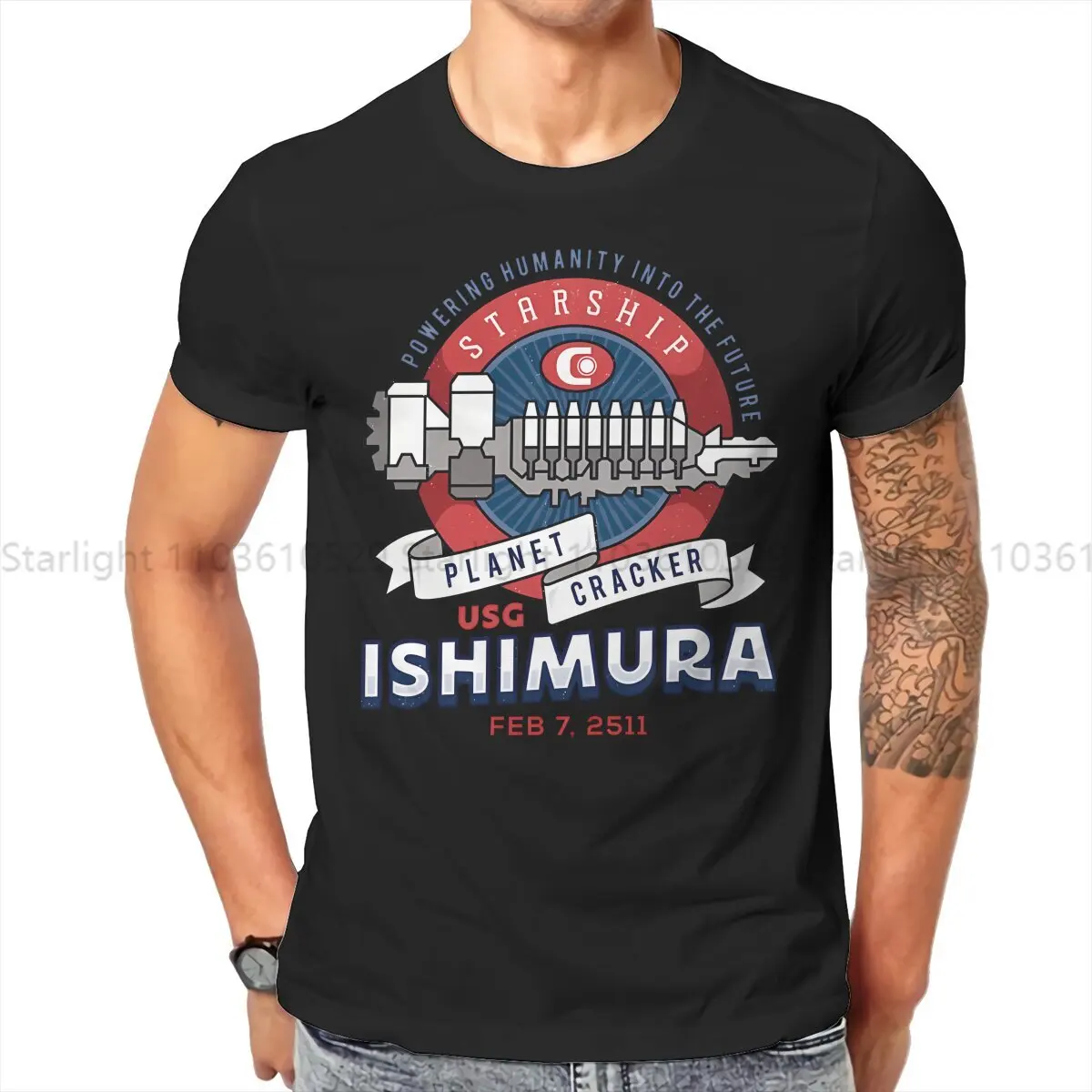 Dead Space Man TShirt Ishimura Vintage Emblem Individuality T Shirt Harajuku Sweatshirts New Trend