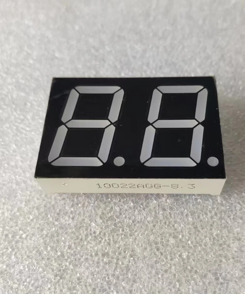 10PCS 10022AW 10022AH 10022AB 10022AG 1.0 Inch Common Cathode Two Digit Seven Segment Led Display Tube