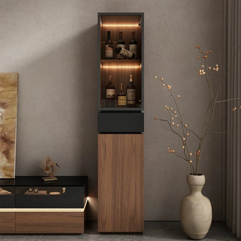 Home Modern minimalist wine cabinet luxury storage locker collectables showcase glass display cabinets sideboard furniture rooms