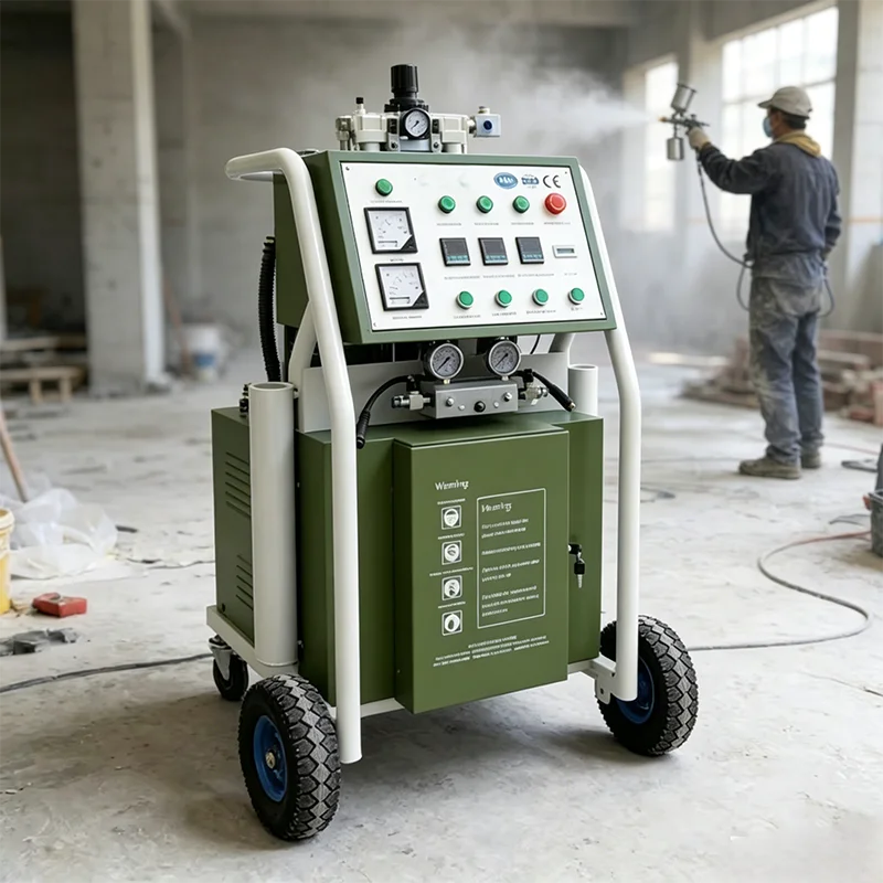 High Efficiency Polyurethane Foam Spray Machine PU Insulation Sprayer Polyurea Waterproof Coating Machine for Construction