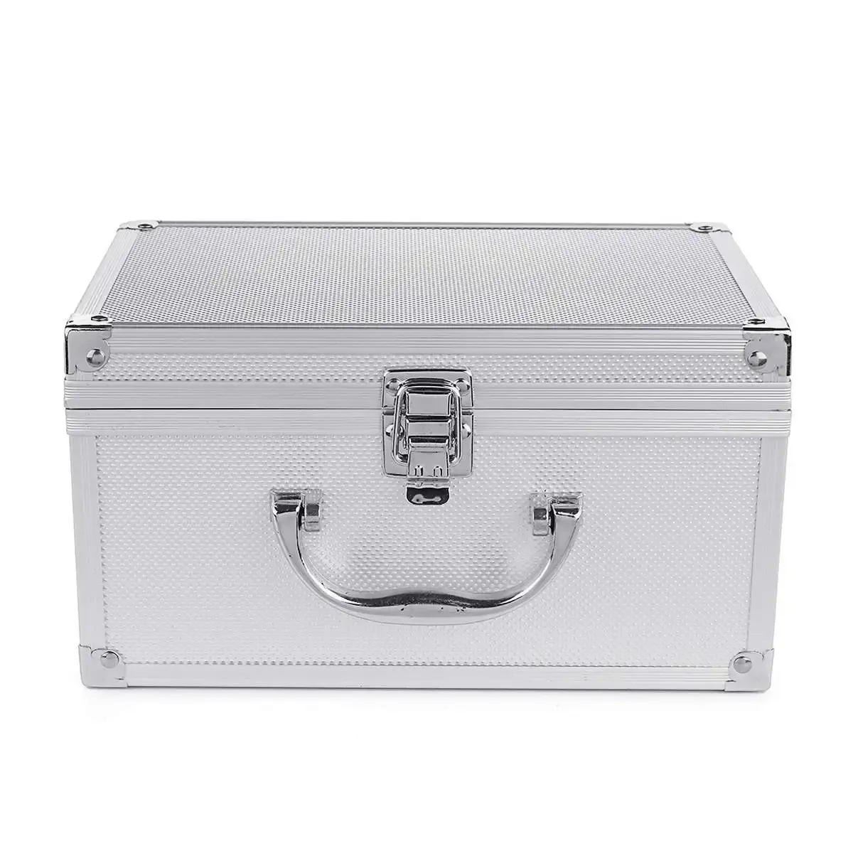 Portable Aluminum Tool Box Large Safety Equipment Toolbox Impact Resistant Case With Sponge Instrument Box Storage Case Suitcase