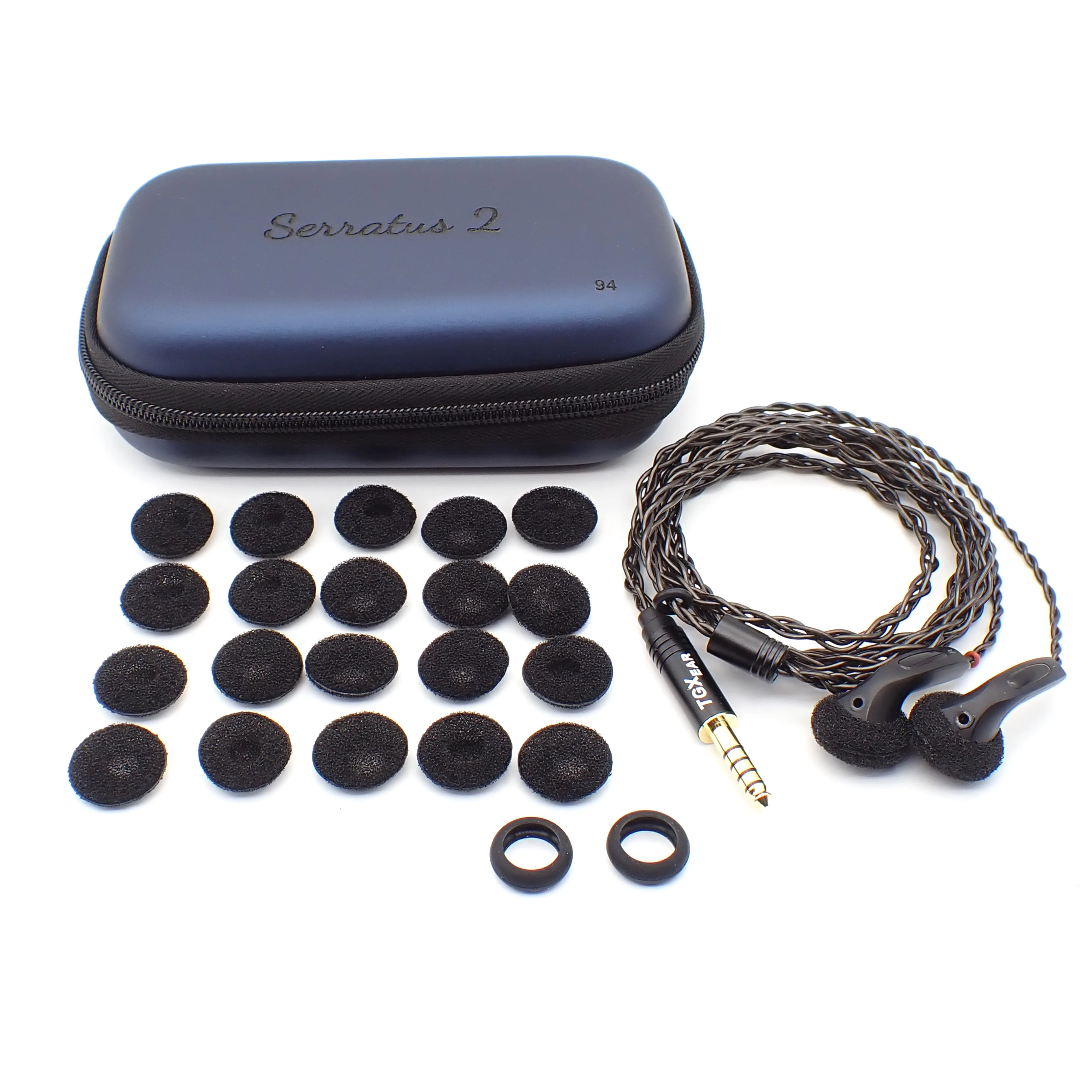 

TGXEAR Serratus 2 (Bass+ Version) 130ohm DD N55 Magnet Diaphragm Dynamic Driver HiFi Audiophile Flat Earphone Earbud