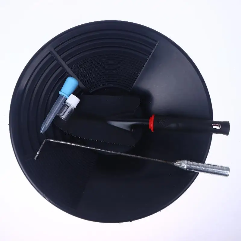 1/3/5Pcs Outdoor Wash Gold Panning Equipment Gold Pan With Riffle Design Prospecting Tool For Gold Mining Metal Detect Efficient