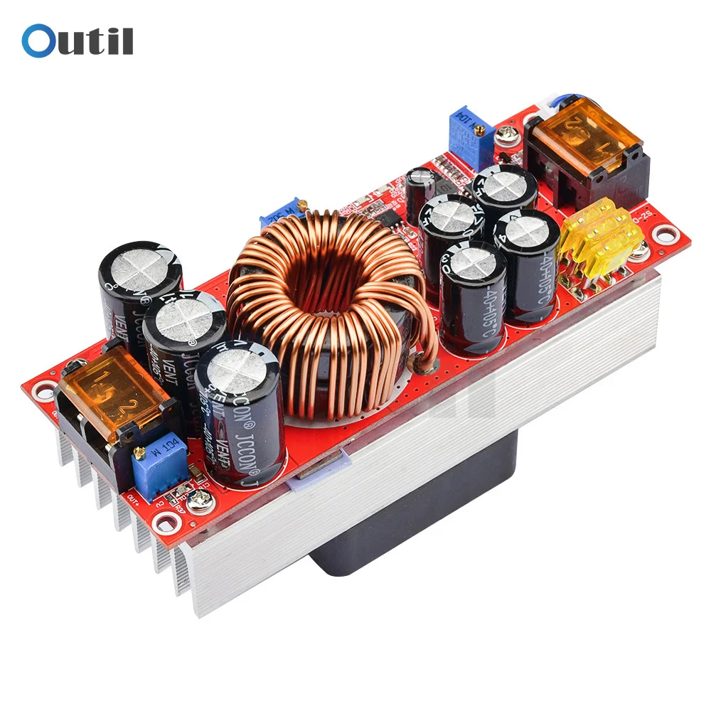 1800W 40A DC-DC Boost Converter Step Up Power Supply Module 10-60V to 12-90V Adjustable Voltage Charger Boost Converter