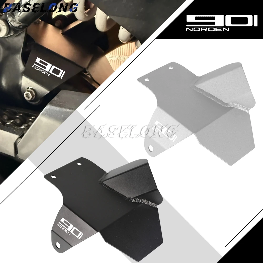 

For Husqvarna 901 Norden 901Norden 2022 2023 2024 2025 2026 Motorcycle Rear Shock Shield Fender Mudguard Splash Shield Protector