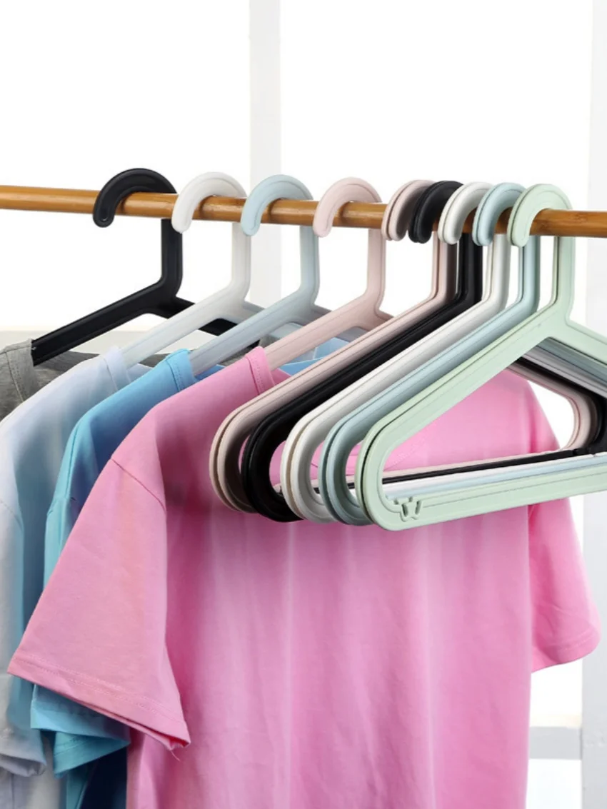 

Traceless Coat Hangers Household Wardrobe Adult Multi-function Coat Hangers Non-slip Dry And Wet Drying Coat Hangers Wholesale