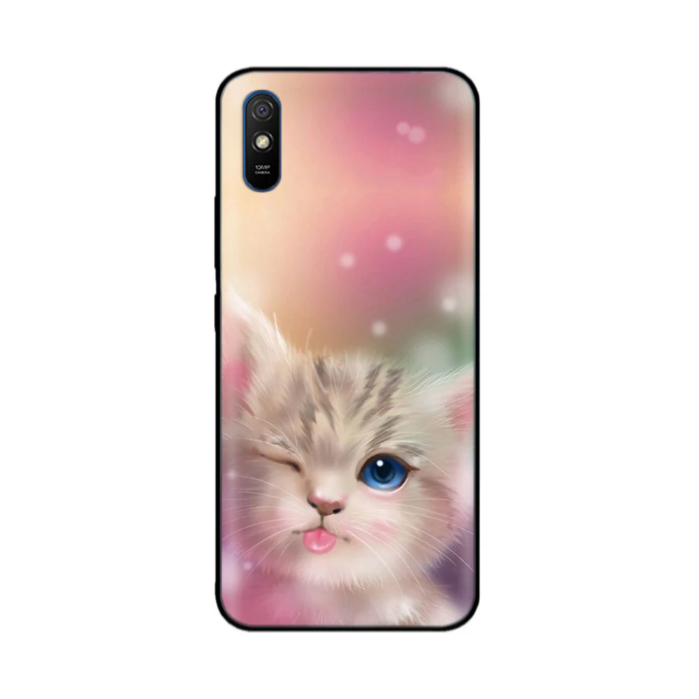 For Redmi 9A Case for Xiaomi Redmi 9AT Silicone Cover Cute Soft TPU Case For Xiaomi Redmi 9A Bumper redmiA9 A9 Phone Cases Coque