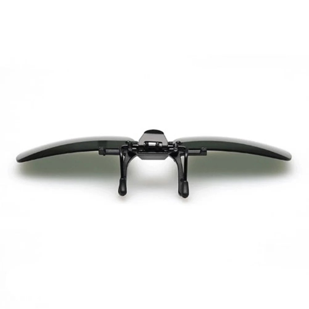 

Grey Clip-on Sunglasses Large Size Polarized Frameless Lens Ultra Lightweight Scratch Resistant Protection Driving Outdoor Clip