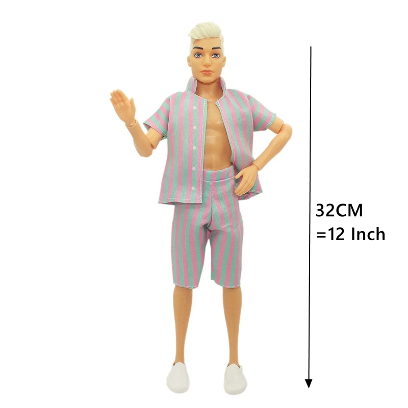 12 Inch Male Dolls Handsome Man Figure With Fashion Coat Pant Shoes DIY Dressing Game Toys Best Birthday Present Christmas Gifts