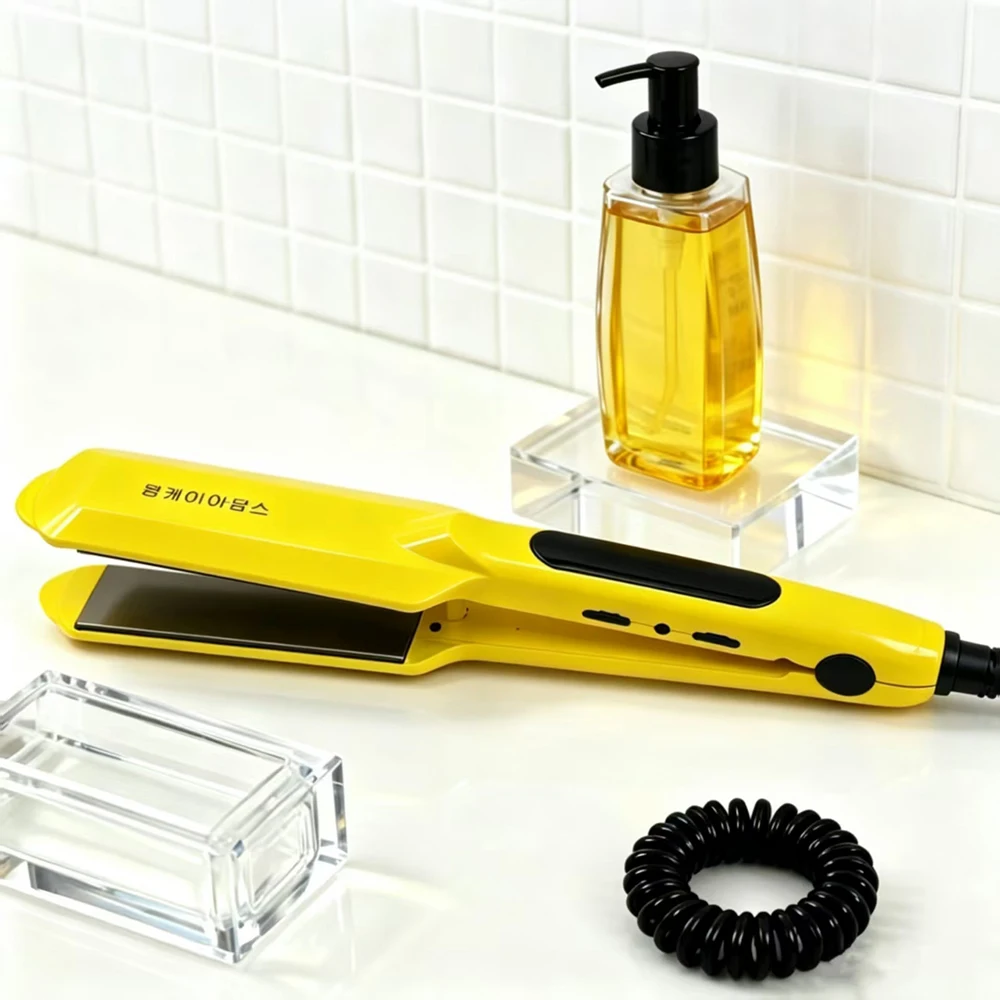 wide-plate-hair-straightener-ceramic-negative-ion-flat-iron-digital-adjustable-temperature-electric-hair-curle-hair-styling-tool