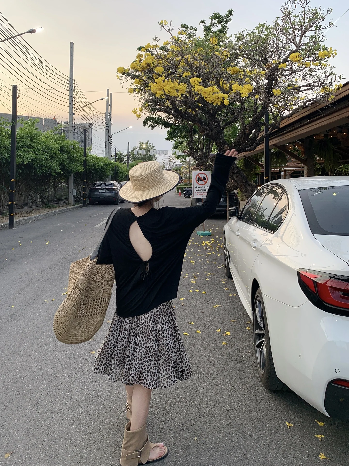 

Юбка-миди EVNSTYLE "Leopard Print Jennie" А-силуэта, женская, весна-лето, из полиэстера, свободного кроя, с эластичной талией