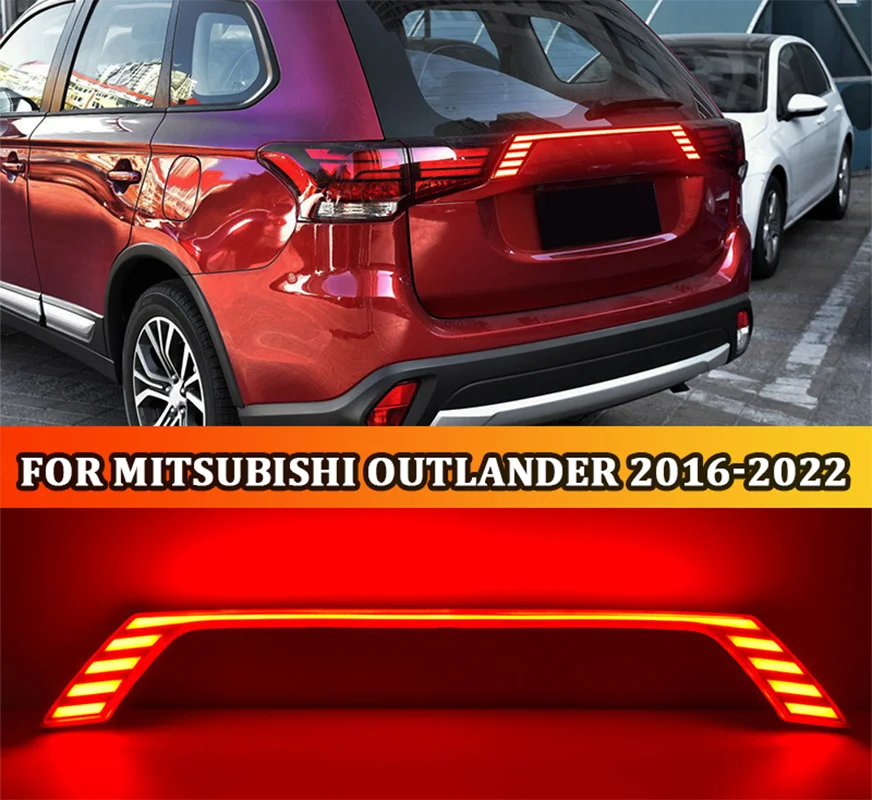 

Tailgate Trim Brake Light Bar Dynamic Sequential Turn Signal Rear Tail Lamp For MITSUBISHI OUTLANDER 2016-2022 Auto Accessories