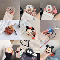 3D Cartoon Minnie Mickey Silicone Case for Lenovo HT38 Wireless Earphone Protective Cover for Airpods Pro 6 Earphone Accessories