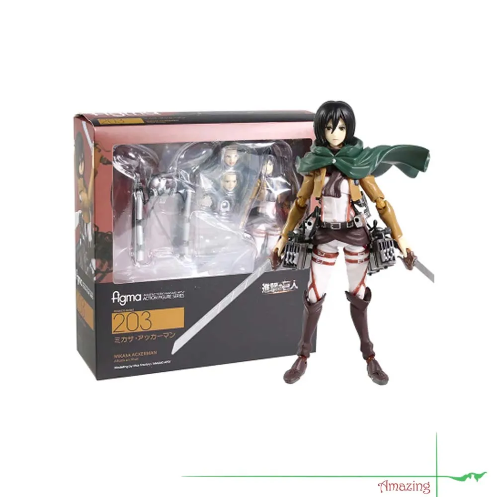 

Attack on Titan Moveable 207 213 203 Eren Jaeger Levi Ackerman PVC Action Figure Eren Jaeger Model Toy Figurines