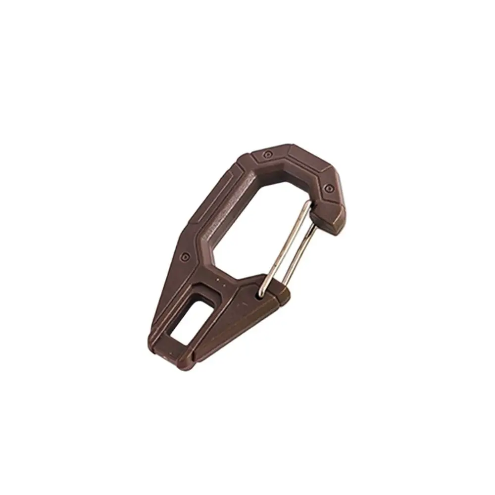 4pcs Colorful G-shaped Hook Loop Multi-function Pastic Bottle Hanging Buckle Webbing Attachment Fast Latch System