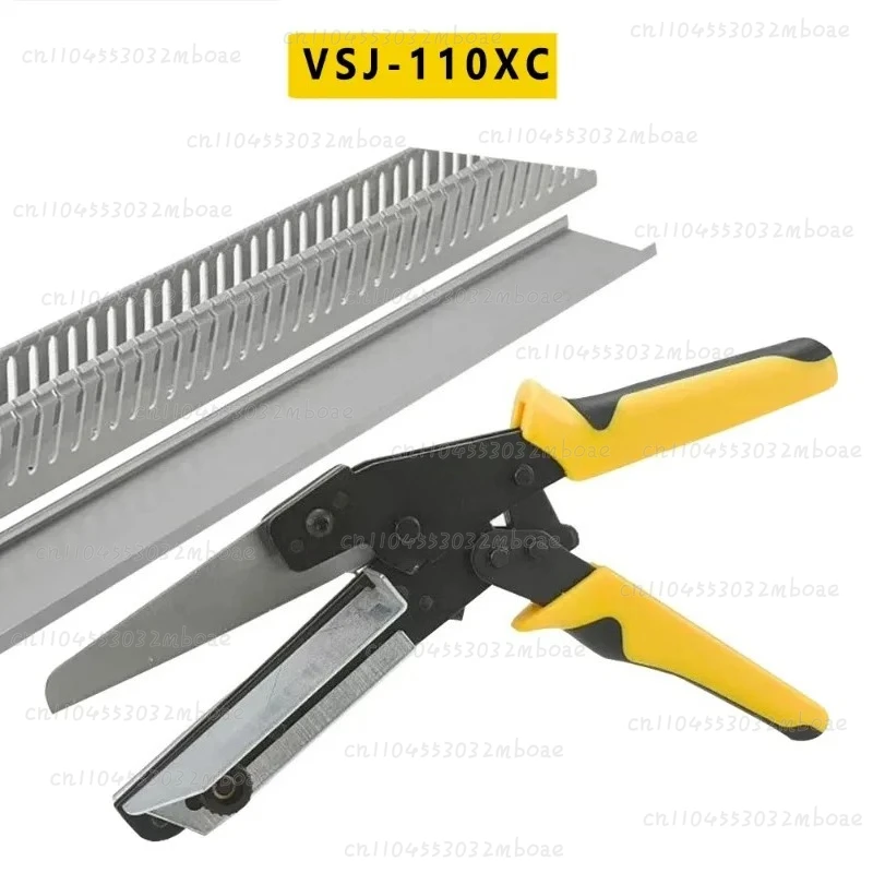 Multi-Angle PVC Wire Slot Cutting Tool 45°/90° Manual Plastic Trunking Cutter Pipe Trim Scissors VSJ-110XC for Home Improvement