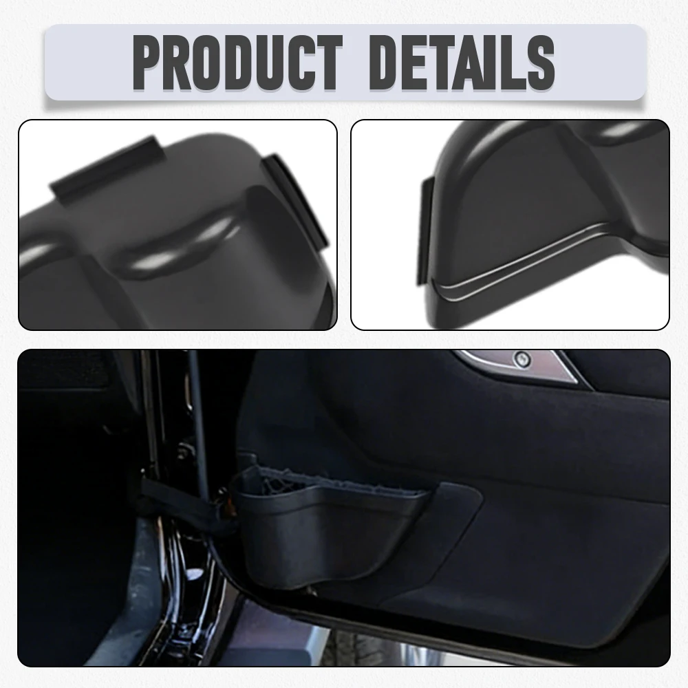 Pair Car Front Side Door Cup Holder Storage Box Door Pockets Car Interior Accessories Fit for Jeep Wrangler JK 2011-2017 2/4Door