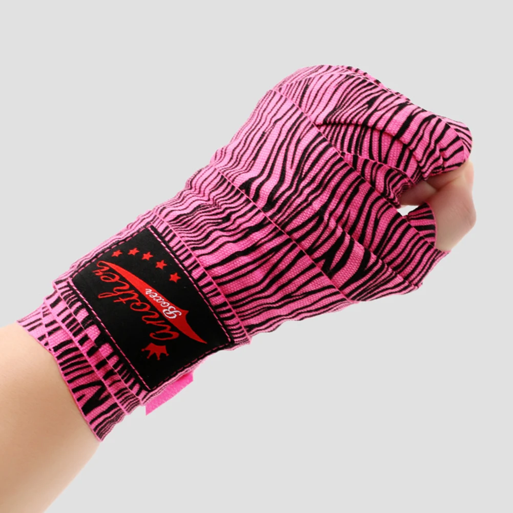 3/5M Boxing Hand Wraps Elastic Kickboxing Hand Wrap Breathable Muay Thai Hand Bandage Printing for Boxing Fitness Training