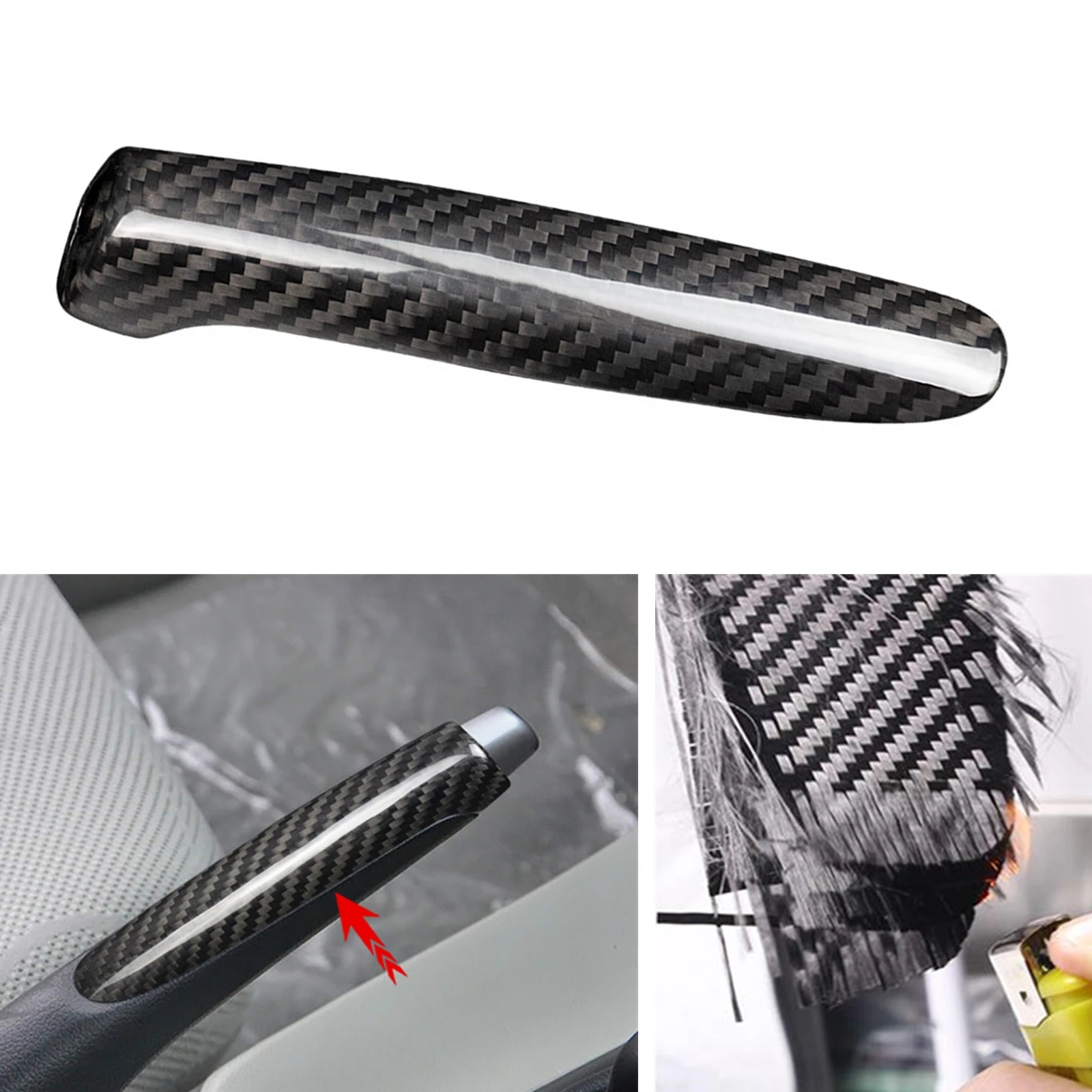 Interior Gear Cover Trim Shifter Handle Shift Hand Brake Shell Case Trim For Honda Civic 9th Gen 2012-2016
