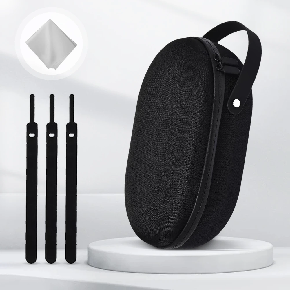 Estuche de transporte duro, bolso impermeable, cuero EVA/PU + PVC, bolsa de transporte de viaje antiarañazos, anticaída para auriculares Apple Vision Pro VR