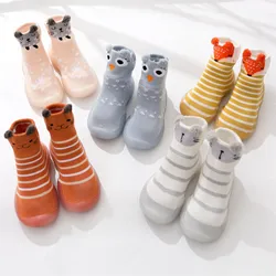 Baby Eerste Schoenen Peuter Elastische Cartoon Wandelaars Dieren Antislip Baby Schoenen Schoolschoenen Voor Peuter Meisjes