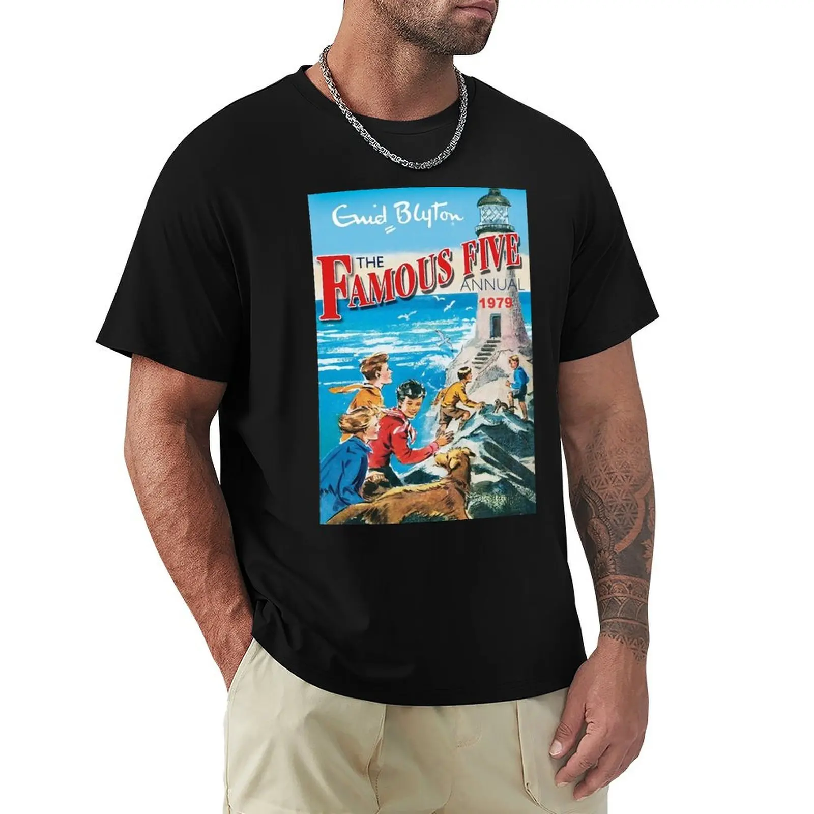 

The Famous Five by Enid Blyton T-Shirt funny shirt cotton luxury designer funny t shirts men