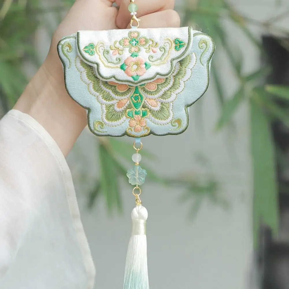 Cartoon Mid-Autumn Festival Sachet Bag Hanging Embroidered Lucky Bag Chinese Style Handmade Blessing Pouch Mid-Autumn Festival