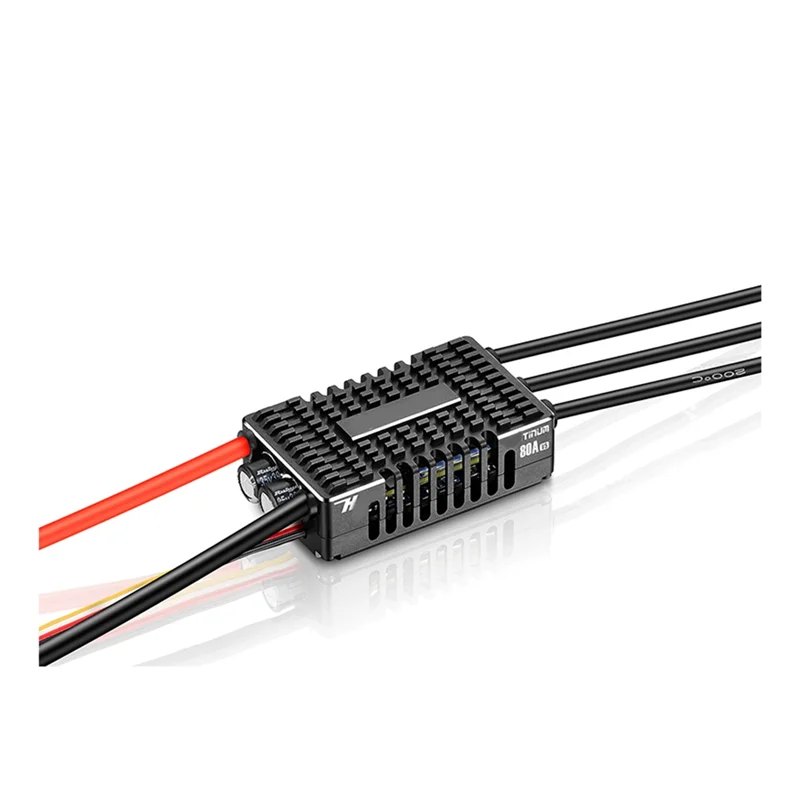 ABJF-80A V5 ESC 3-8S Высокопроизводительный бесщеточный регулятор скорости для радиоуправляемых дронов, вертолетов, многороторов FPV
