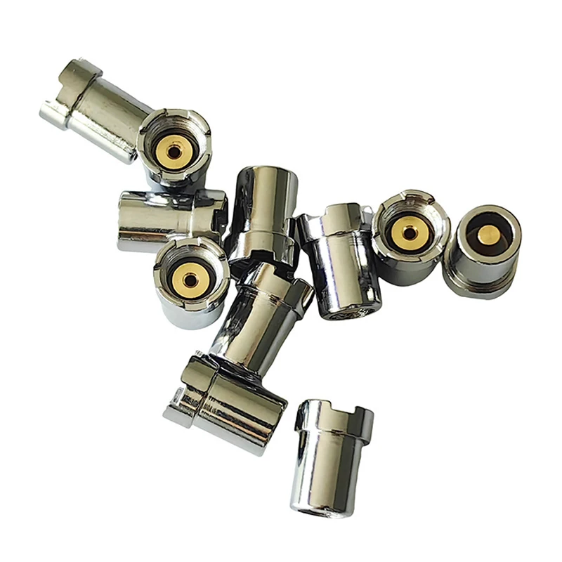 4pcs CBD Vaporizer Magnetic Suction With Perforated Brass Electrode. Magnetic Ring Adapter For 510 Standard Universal Conversion