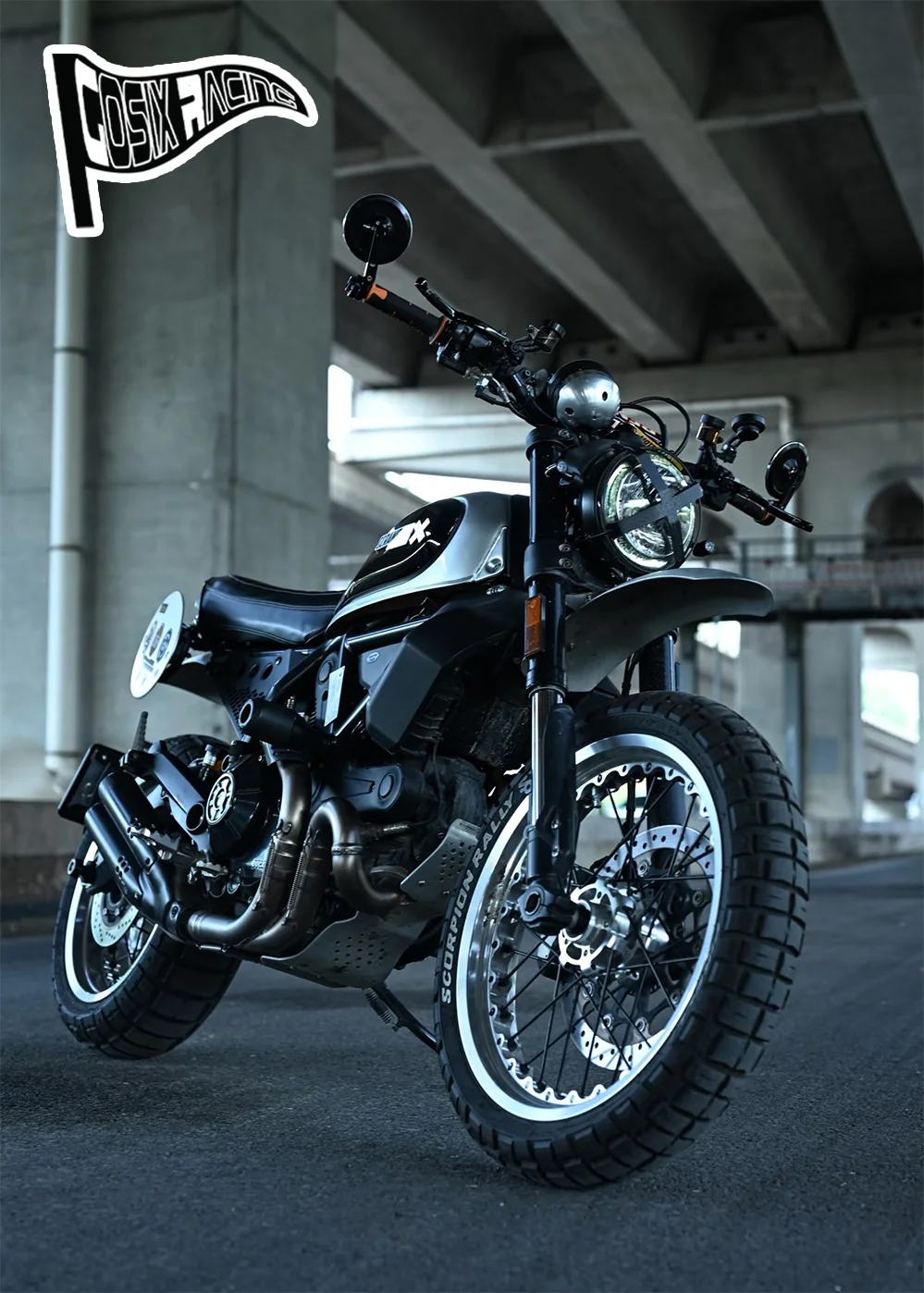 صالح تشويش إذاعي 800 2015-2025 Nightshift أيقونة الظلام كامل خنق دراجة نارية الملحقات الجبهة عالية شنت المصدات #1