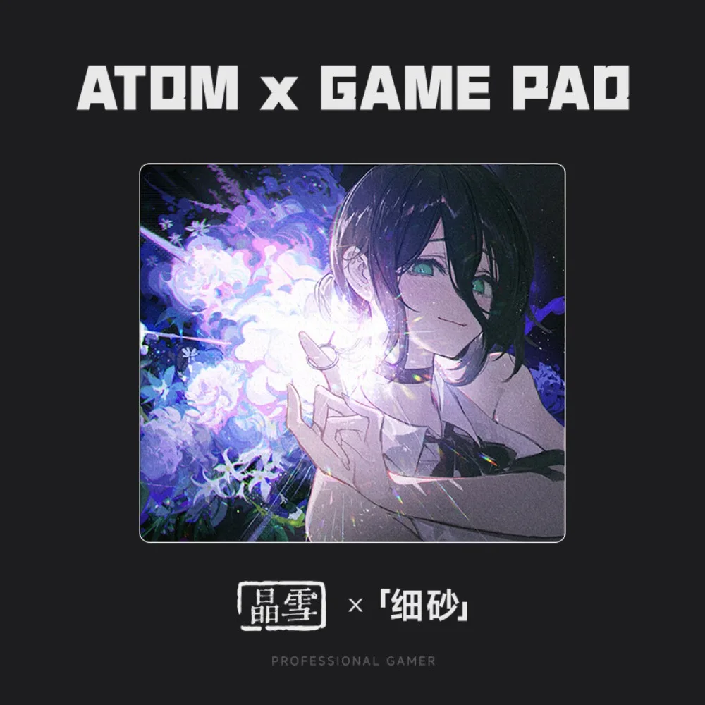 ATOM Resin Mouse Pad Personalised Anime Theme Desk Mat FPS E-sports Gamer Mouse Pad Custom Waterproof Smooth Gaming Accessories