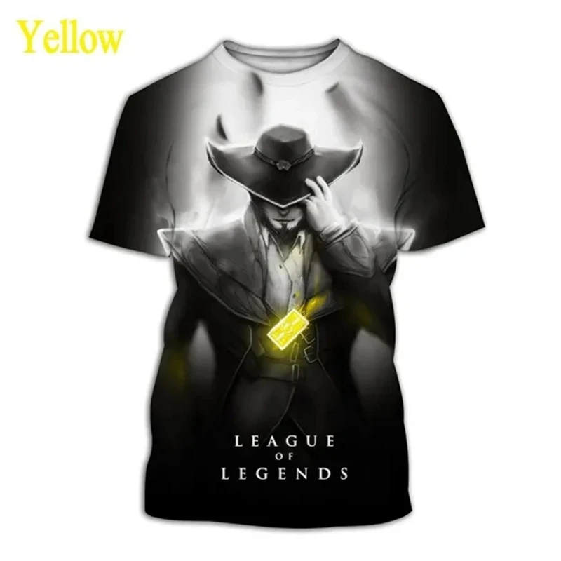 Hot Game League of Legends 3D Printed T-shirt For Men and Women Personality Casual Tee Tops Oversized O-neck Unisex Short Sleeve