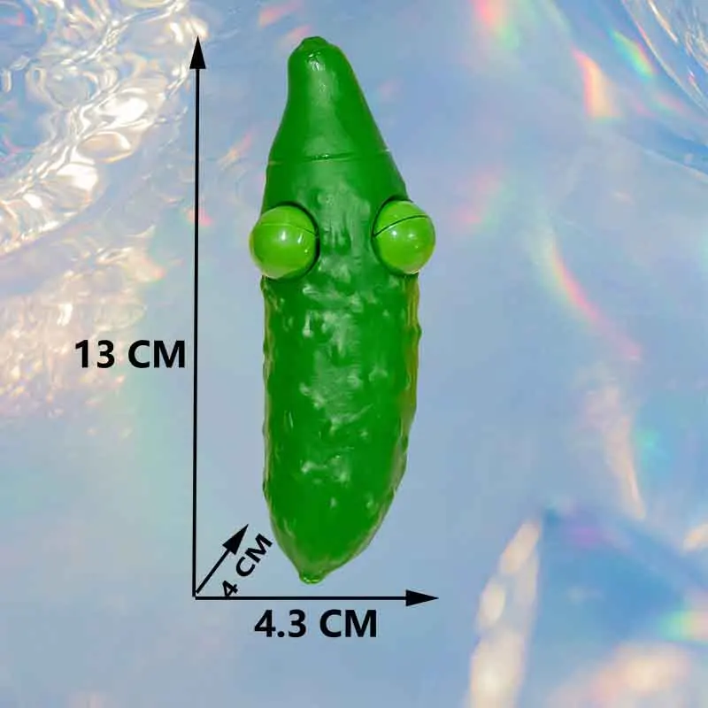 Jouet créatif de simulation de concombre de légumes pour enfants, jouet de parodie, nouveauté, drôle, à presser, souligné, Charleroi Eve Farces