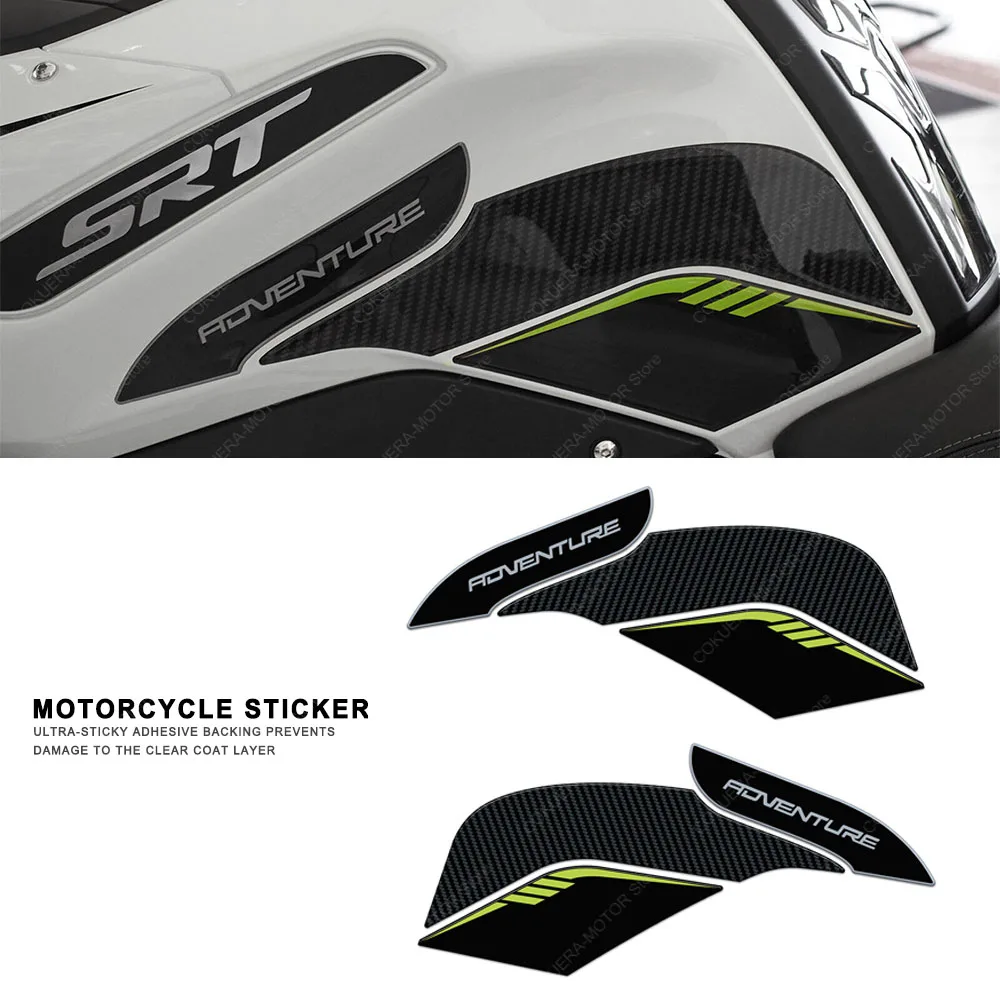 

SRT 700 X 2024 Motorcycle 3D Epoxy Resin Sticker Side Protector Fuel Tank Sticker Kit For QJ Motor SRT 700 X