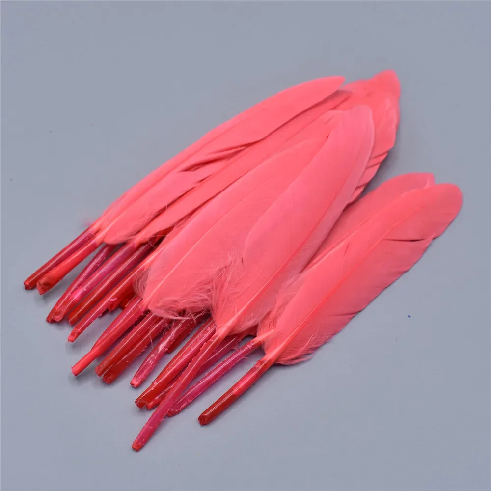 Natürliche rote Entenfedern, lose, 10–15 cm/4–6 Zoll, Entenfedern für Bastelarbeiten, DIY-Schmuck, Accessoires, Dekoration, Federn. – Detail 17