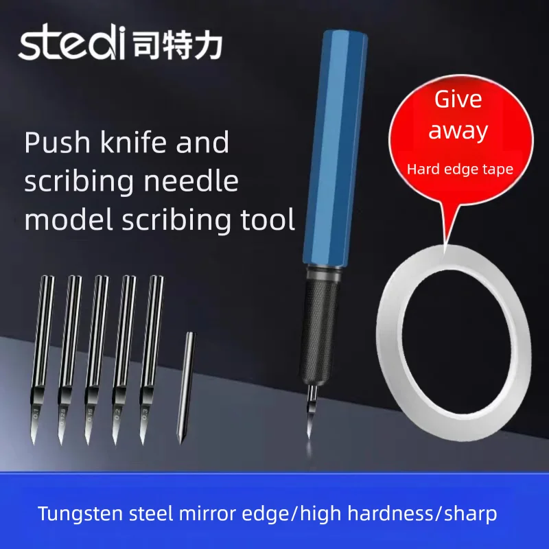 

Stedi 0.125~0.30mm Precision Eagle-Beak Hook Knife Smooth Scribing Edges for Gundam Model Trimming Scribing Carving Hand Tool