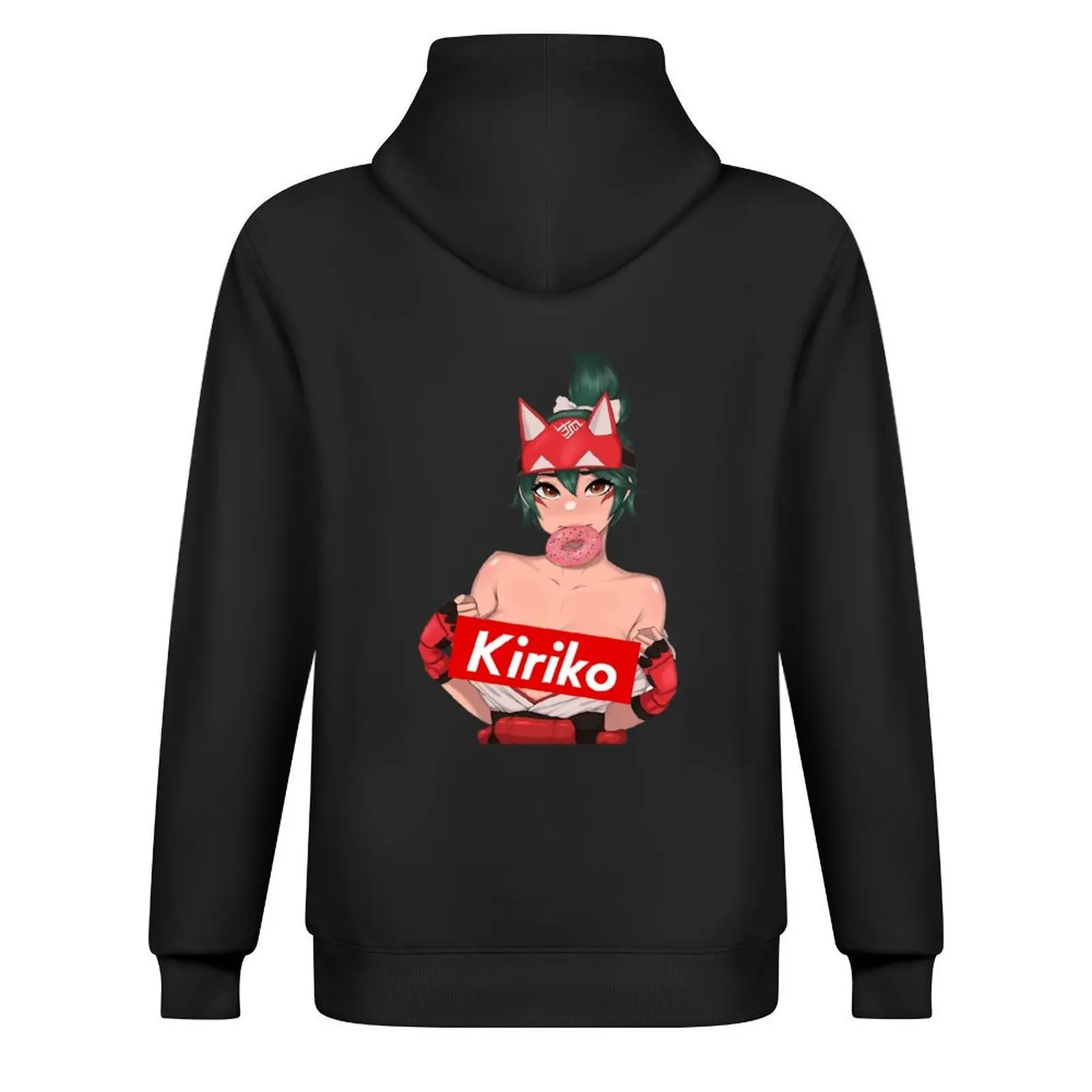 مجموعة ملابس Kiriko Hoodie الرسوم المتحركة للرجال، ملابس مصممة للرجال، ملابس على الطراز الكوري، سترة بقلنسوة برسومات جرافيكية