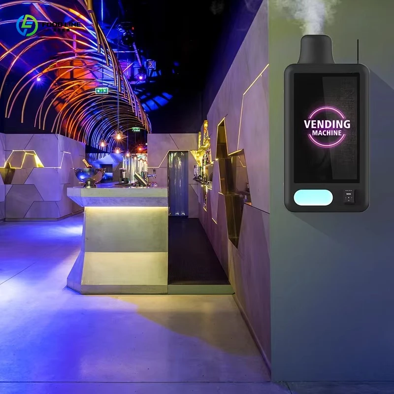 Nightclub Wall Mounted Vending Machine Smart Card Reader Age Verification Touch Screen Mini Vending Machine for Bar Use