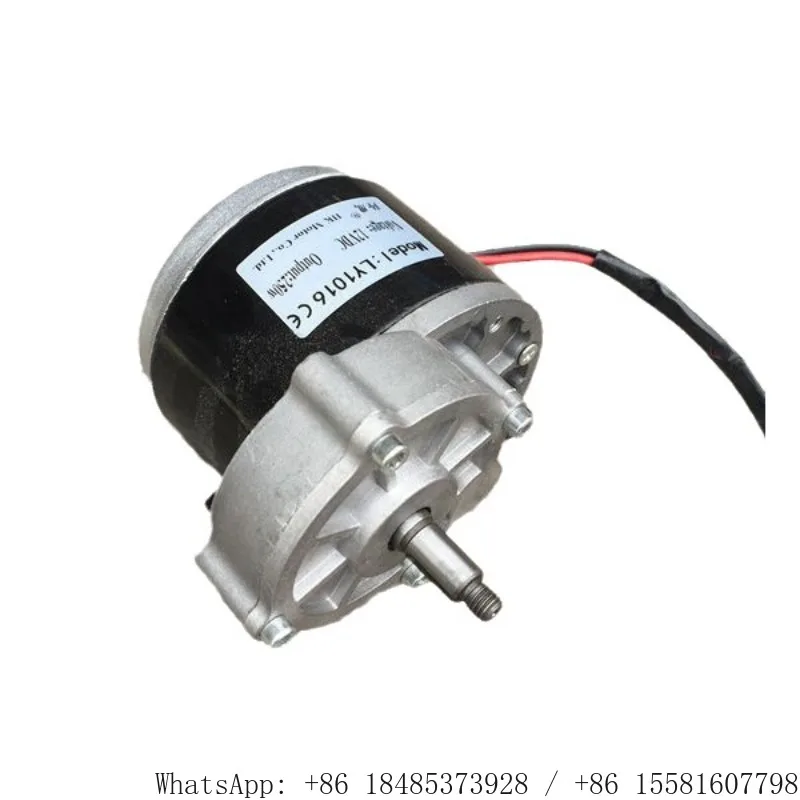 Brushed DC Gear Reducer Motor High Torque DC Motor for Electric Bike Agricultural Machinery Amusement Ride Replacement Motor