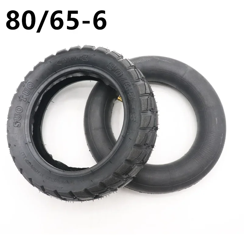 SUO TUO TUOVT 80/65-6 Outer Tire Tubeless Tyre Electric Scooter Refitted Thick  Vacuum Road  Dirt Bike Mini Moto