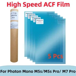 5Pcs ACF Film 10.1 Inch 278*190mm for ANYCUBIC Photon Mono M5s M5s Pro M7 Pro 0.3mm UV Resin 3D Printers Release Films LCD SLA