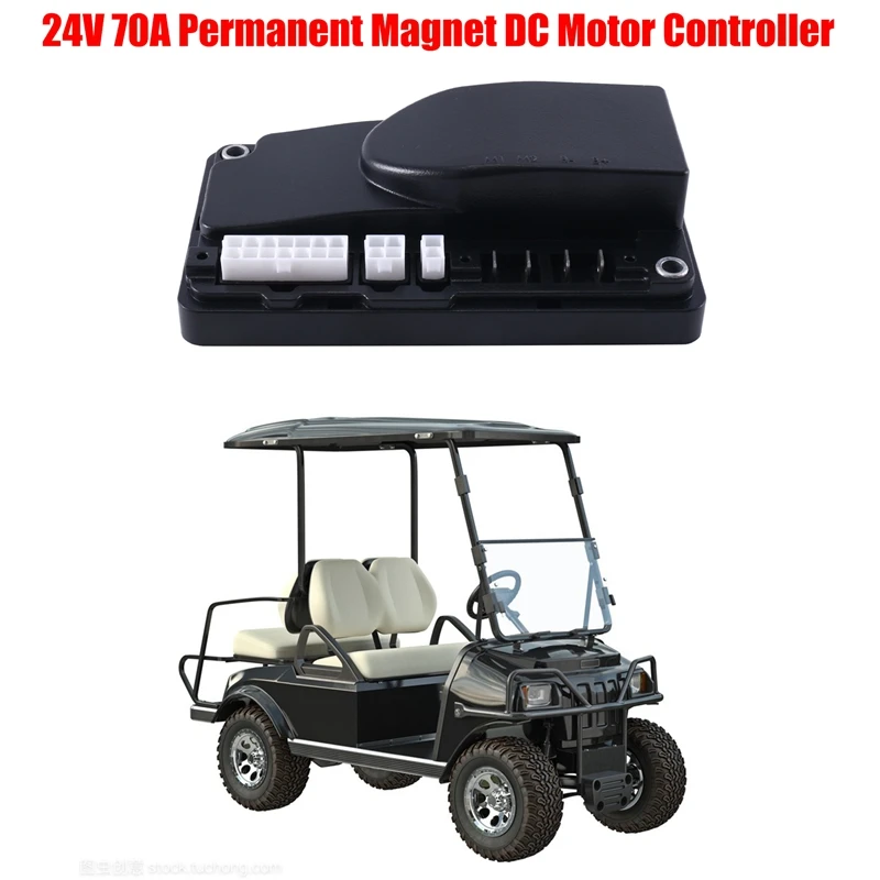 

1212-2401 24V 70A Permanent Magnet DC Motor Controller For CURTIS Scooter Golf Cart Club Car Electric Vehicle