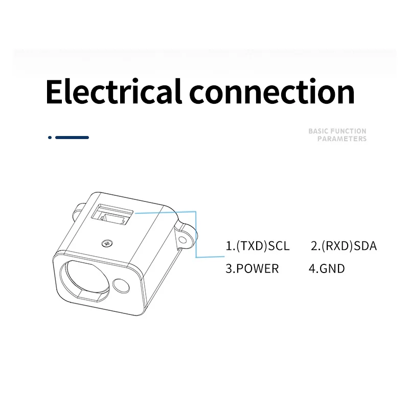 NEWMini Infrared Laser Range Module High Frequency ITOF Phase Method Laser Distance Measuring Sensor