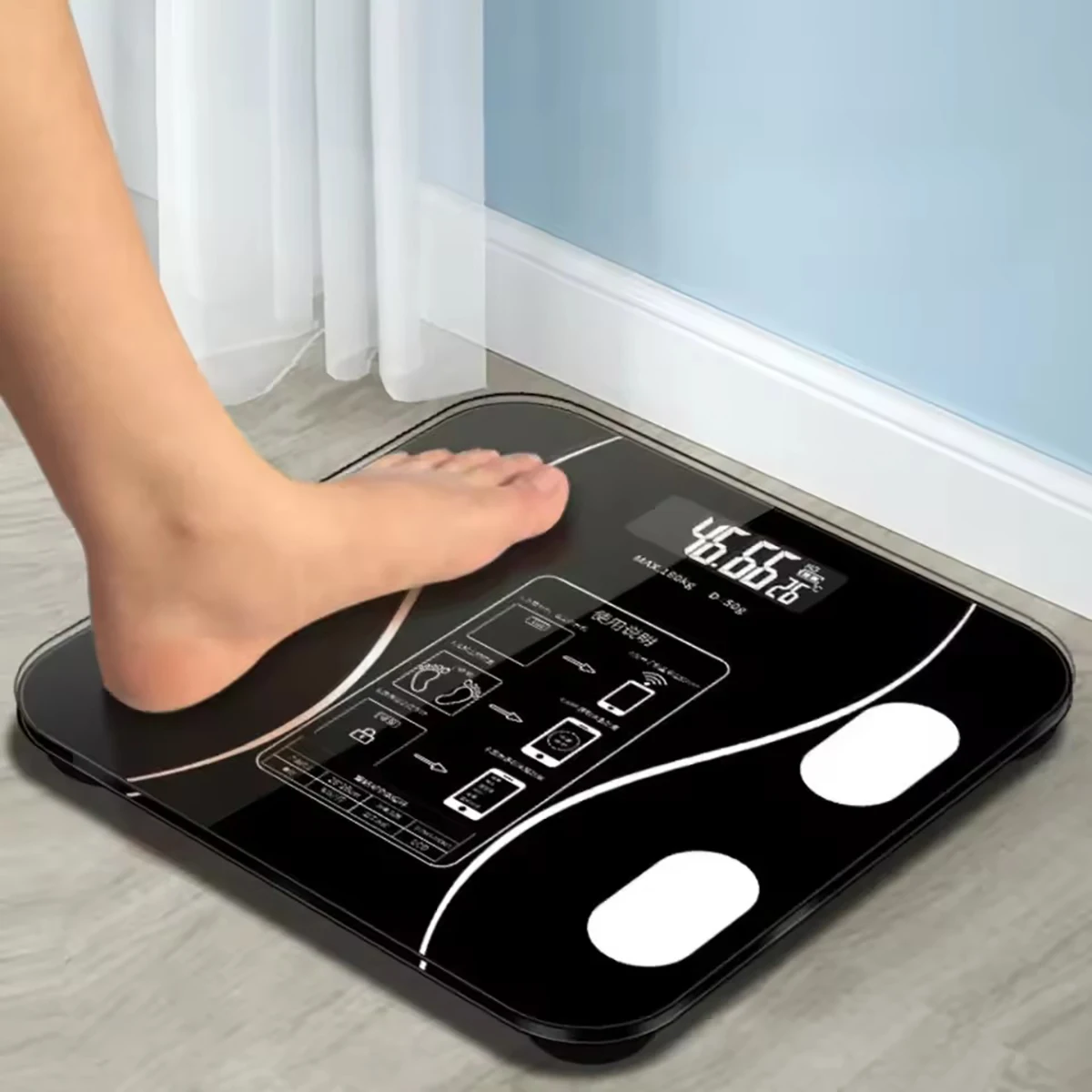 1PC  High-precision electronic scale-household accurate digital weighing scale | Lightweight and portable personal scale