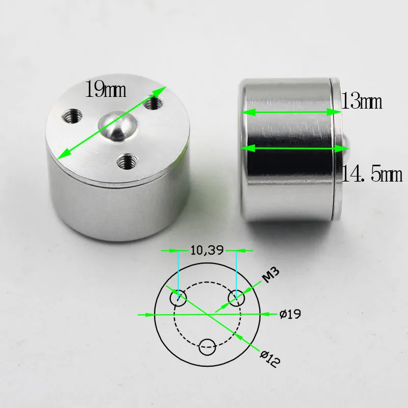 Universal Bullseye Spirit Level Bubble Size 19*14.5mm Mounting Holes M2.5 1 PCS